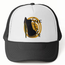 Sole Sister With Platform Ankle Boot, Background Mesh Hats