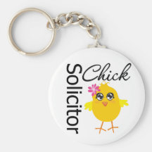 Solicitor Chick Key Chains