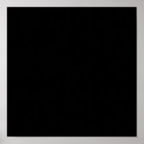Solid Black Print