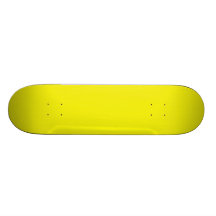 Solid Bright Yellow Skateboard
