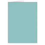 Solid Colour Light Blue 99CCCC Background Card