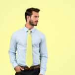 Solid Pale Canary Yellow Tie