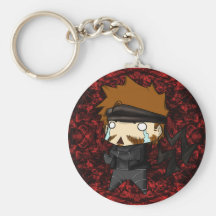 Solid snake not a crybaby key chain