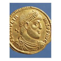 Solidus  of Julian the Apostate  draped Postcards