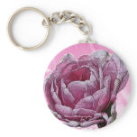 Solitary Pink Tulip - Keychain