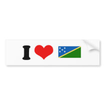 Solomon Islands Flag Bumper Stickers