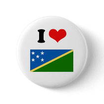 Solomon Islands Flag Pinback Buttons