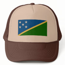 Solomon Islands Flag Mesh Hats
