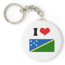 Solomon Islands Flag Key Chain