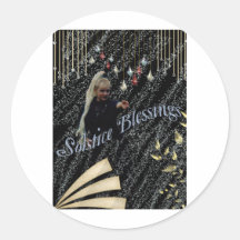 Solstice Blessings Sticker