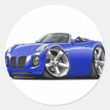 Solstice Blue Convertible Stickers