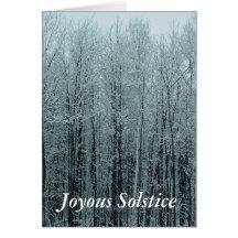 Solstice Forest Greeting Card