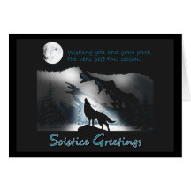 Solstice Wolf Cards