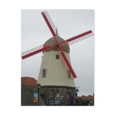 Solvang Windmill Post Cards by JamaDesign