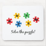 Solve the puzzle! mouse pad