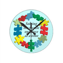 Solving the Puzzle...Blue Wall Clock