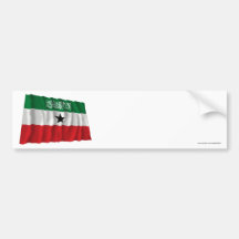 Somaliland Waving Flag Bumper Stickers