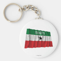 Somaliland Waving Flag Keychains