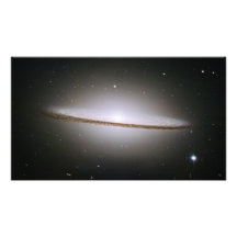 Sombrero Galaxy (Hubble Telescope) Photograph