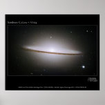 Sombrero Galaxy, largest Hubble mosaics ever assem posters