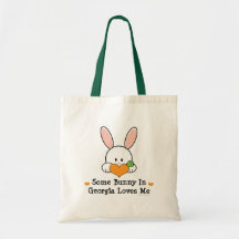 Some Bunny In Georgia Loves Me Tote Bag