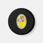 some bunny loves you fridge magnet