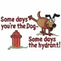 Some Days Dog embroidered shirts