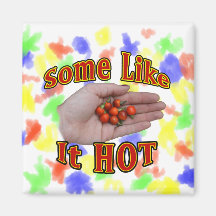 Some Like It Hot Cascabel Pepper Hand Pile Magnets