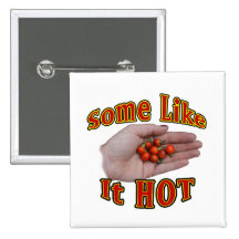 Some Like It Hot Cascabel Pepper Hand Pile Pin