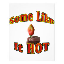 Some Like It Hot Hand Holding Hot Habanero Pepper Personalized Announcements