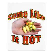 Some Like It Hot White Habanero Hand Pile Personalized Invite