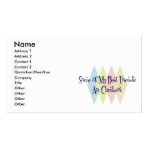 Some of My Best Friends Are Climbers Business Card Templates