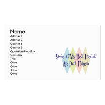 Some of My Best Friends Are Dart Players Business Card Templates