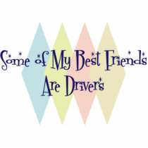 Some of My Best Friends Are Drivers Photo Cut Out