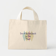 Some of My Best Friends Are Flute Players Canvas Bags