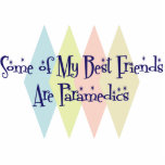 Some of My Best Friends Are Paramedics Acrylic Cut Outs