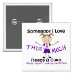 Somebody I Love - Epilepsy (Girl) Pinback Buttons