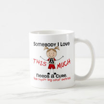 Somebody I Love - Lung Cancer (Girl) Mug