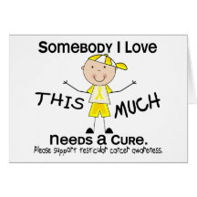 Somebody I Love - Testicular Cancer (Boy) Card