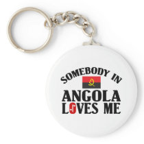Somebody In Angola Key Chains