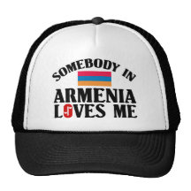Somebody In Armenia Trucker Hats