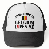 Somebody In Belgium Loves Me Mesh Hat