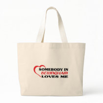 Somebody in Bellingham loves me t shirt Tote Bag