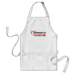 Somebody in Central African Republic Loves Me aprons