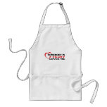 Somebody in Elgin loves me t shirt aprons