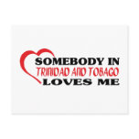 Somebody in Trinidad and Tobago Loves Me postcards