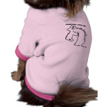 Somebody Loves Me Cartoon Horse Pet Clothing