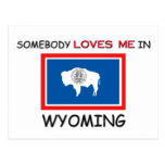 Somebody Loves Me In WYOMING Postcards