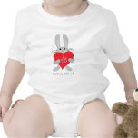 somebunny loves me! baby bodysuits