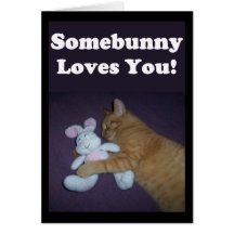 Somebunny Loves You! Valentine Greeting Cards